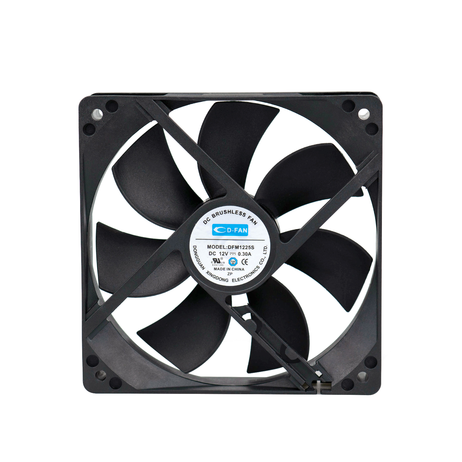 12038 12V high cfm large brushless DC cooling fan 